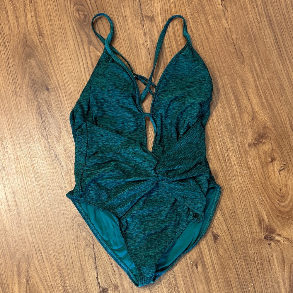 La Blanca Teal One Piece Swimsuit